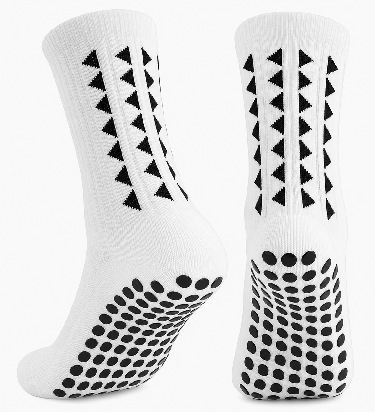 White Grip Socks